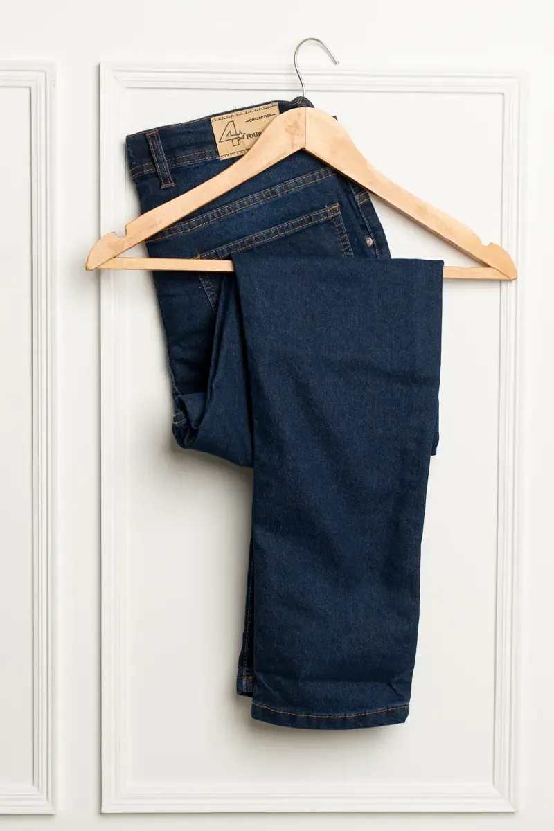 بنطلون جينز رجالي FOURVEN مخربش كاجوال خامة ليكرا