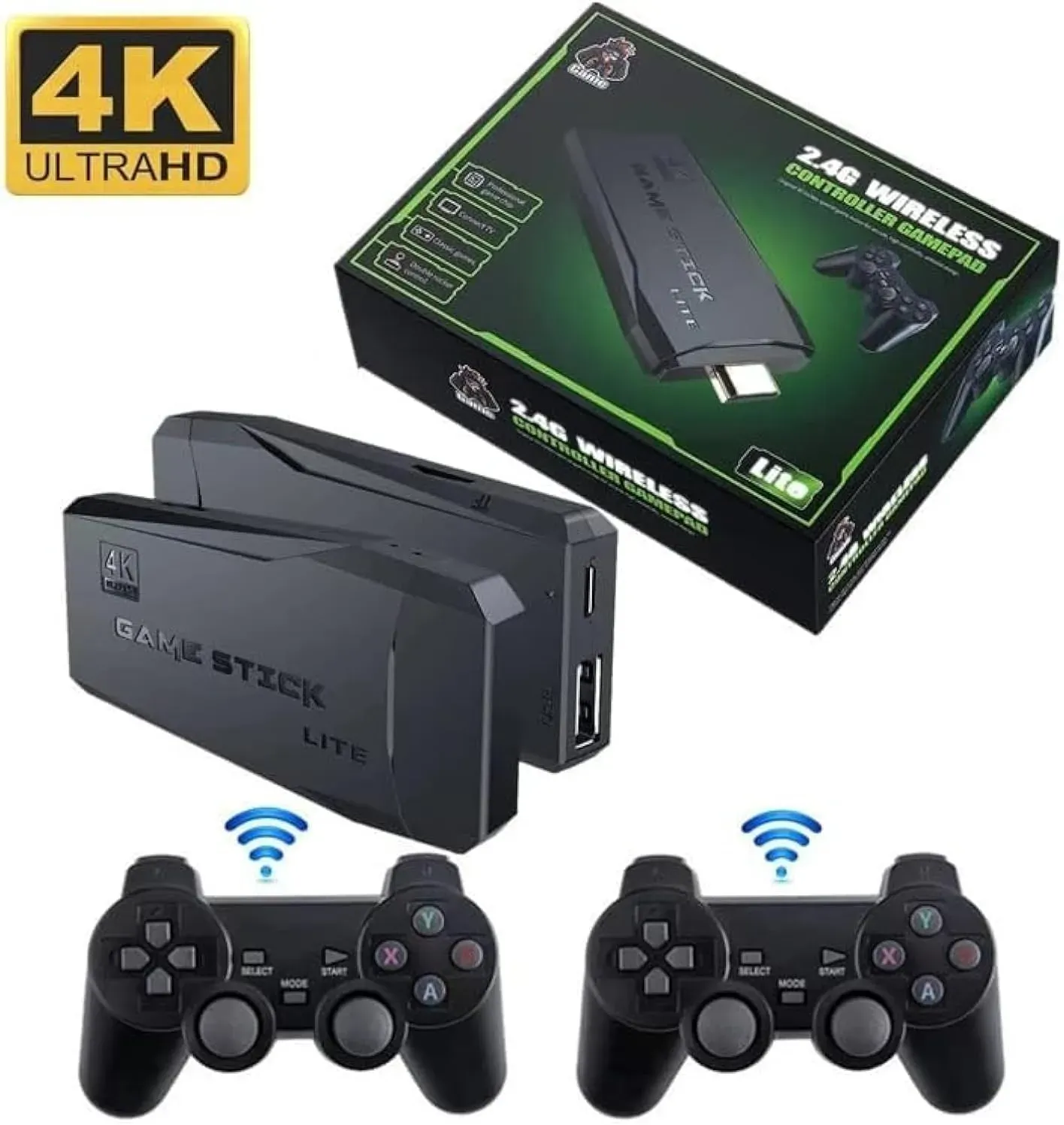 اتاري وايرليس 4K Heer TV Stick مع 10000 لعبة ودراعين