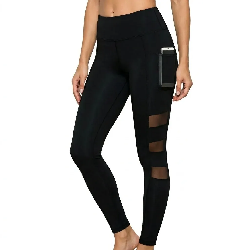 ليجن جيم حريمي One Size مرن حتى 120 كيلو High Waist أسود