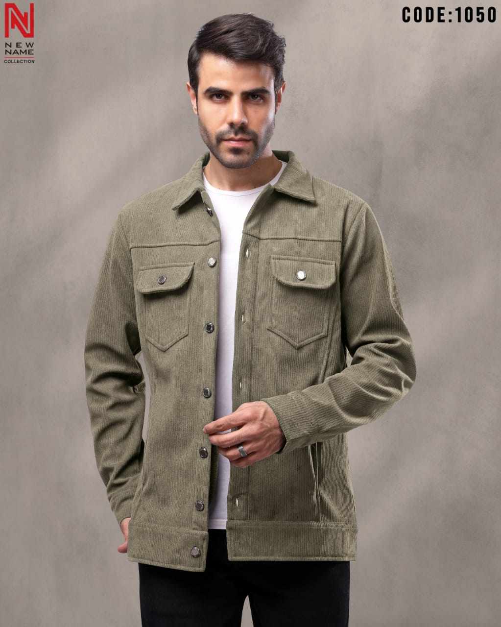 جاكت قطيفه مضلع