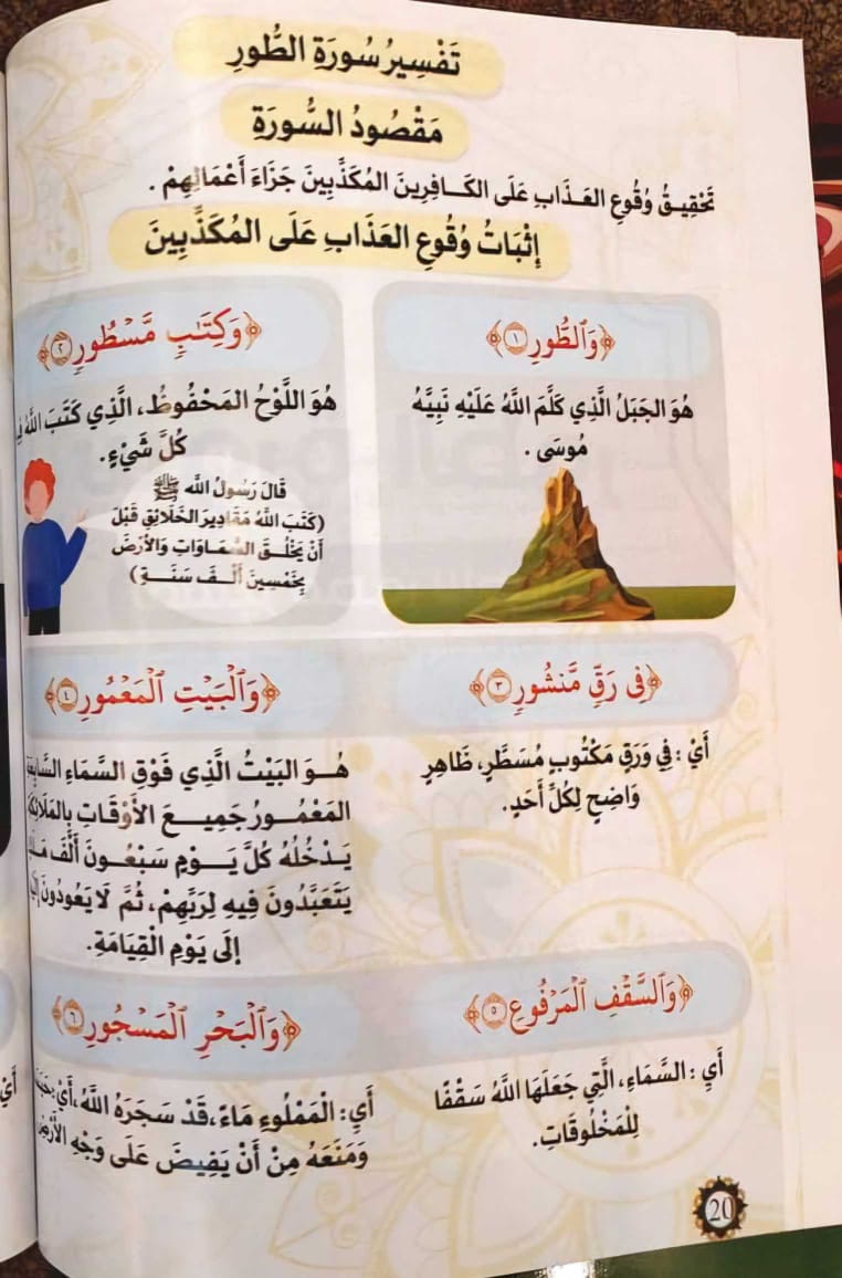التفسير المصور للأطفال 8 كتب